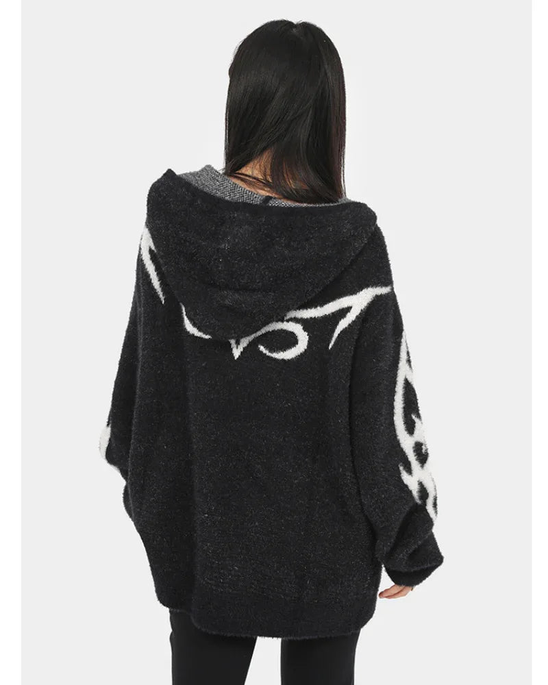 Sleek Black Hoodie Cardigan - hoodie - Stylish Black Hoodie Cardigan for Comfort