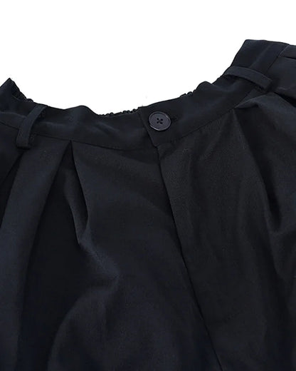 Sleek Black Tactical Cargo Pants - cargo pants - Stylish Black Tactical Cargo Pants for Everyday Wear