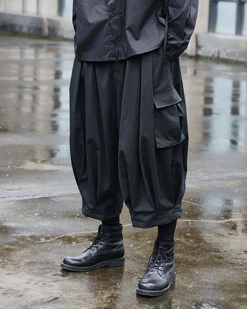 Sleek Black Tactical Cargo Pants -  comfortable tactical pants - Stylish Black Tactical Cargo Pants for Everyday Wear