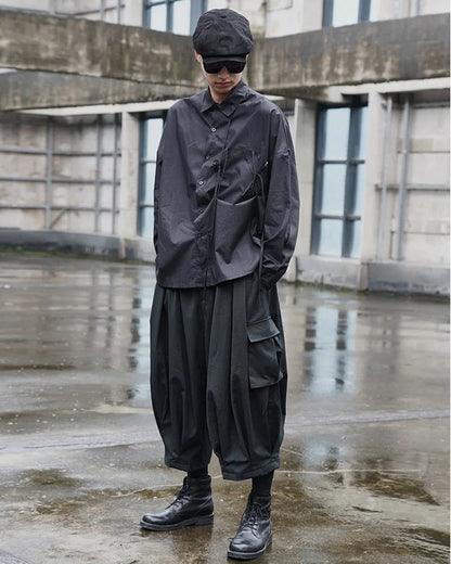 Sleek Black Tactical Cargo Pants -  durable cargo pants - Stylish Black Tactical Cargo Pants for Everyday Wear