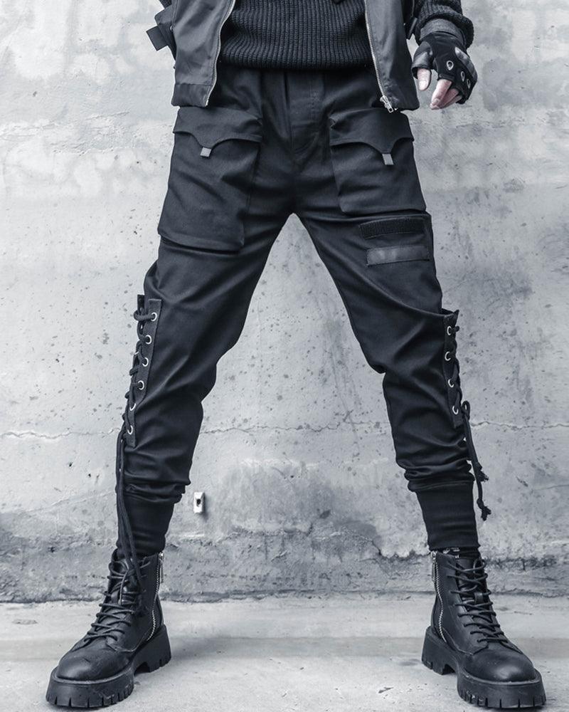Sleek Slim Cargo Trousers -  black cargo - Sleek Slim Cargo Trousers for Stylish Comfort