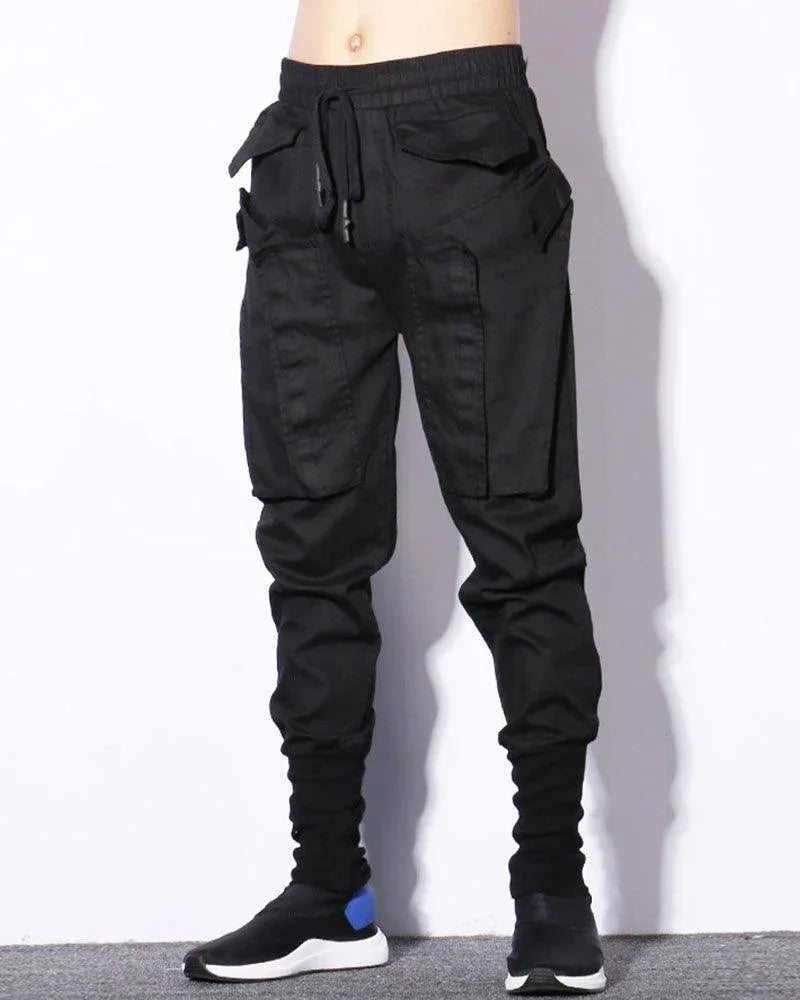 Sleek Slim Fit Cargo Trousers - cargo trousers - Sleek Slim Fit Cargo Trousers with Pockets