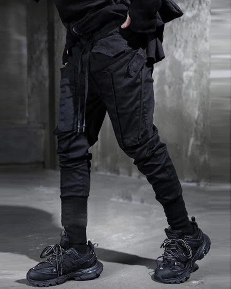 Sleek Slim Fit Cargo Trousers -  everyday wear - Sleek Slim Fit Cargo Trousers with Pockets
