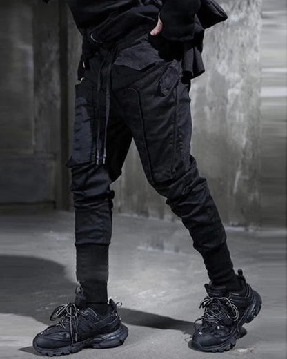 Sleek Slim Fit Cargo Trousers -  everyday wear - Sleek Slim Fit Cargo Trousers with Pockets