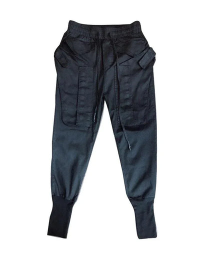Sleek Slim Fit Cargo Trousers -  slim fit - Sleek Slim Fit Cargo Trousers with Pockets