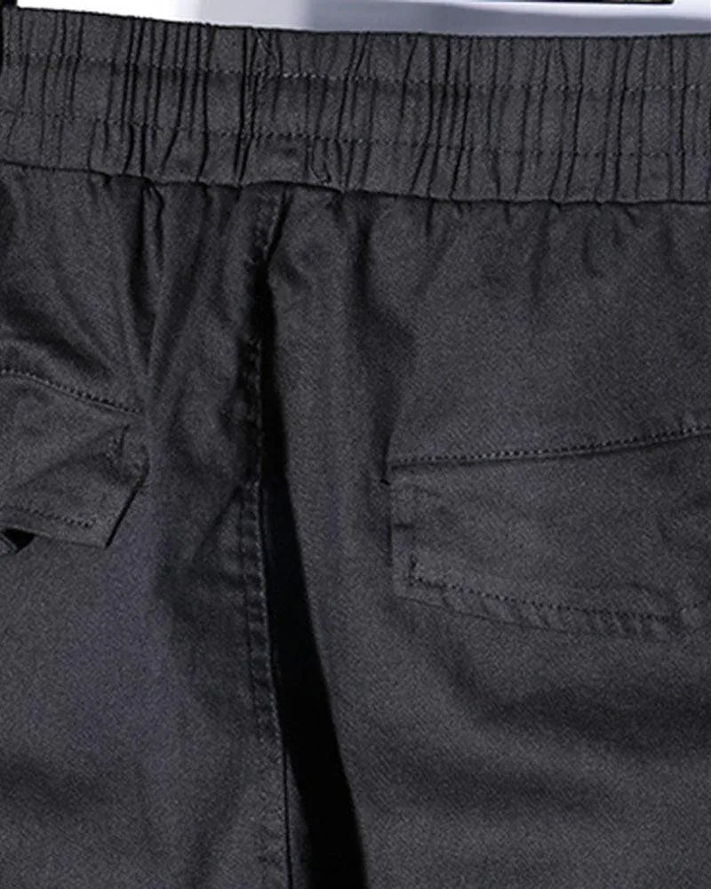 Sleek Slim Fit Cargo Trousers - stylish cargo pants - Sleek Slim Fit Cargo Trousers with Pockets