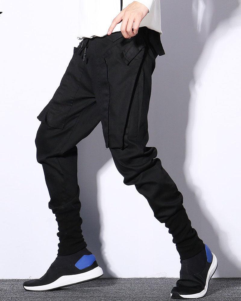 Sleek Slim Fit Cargo Trousers - stylish cargo pants - Sleek Slim Fit Cargo Trousers with Pockets