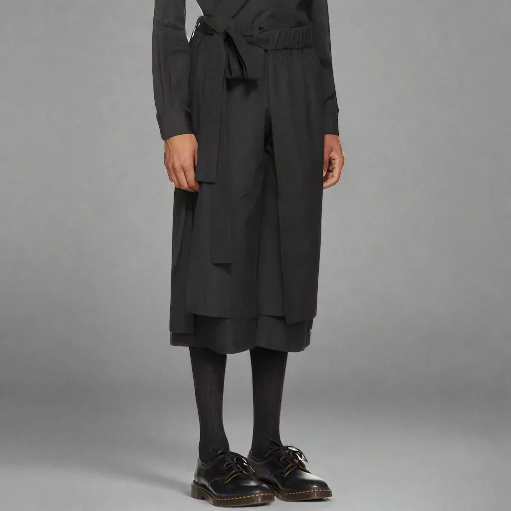 Sleek Sophistication Hakama Pants - hakama pants - Chic Hakama Pants for Stylish Comfort