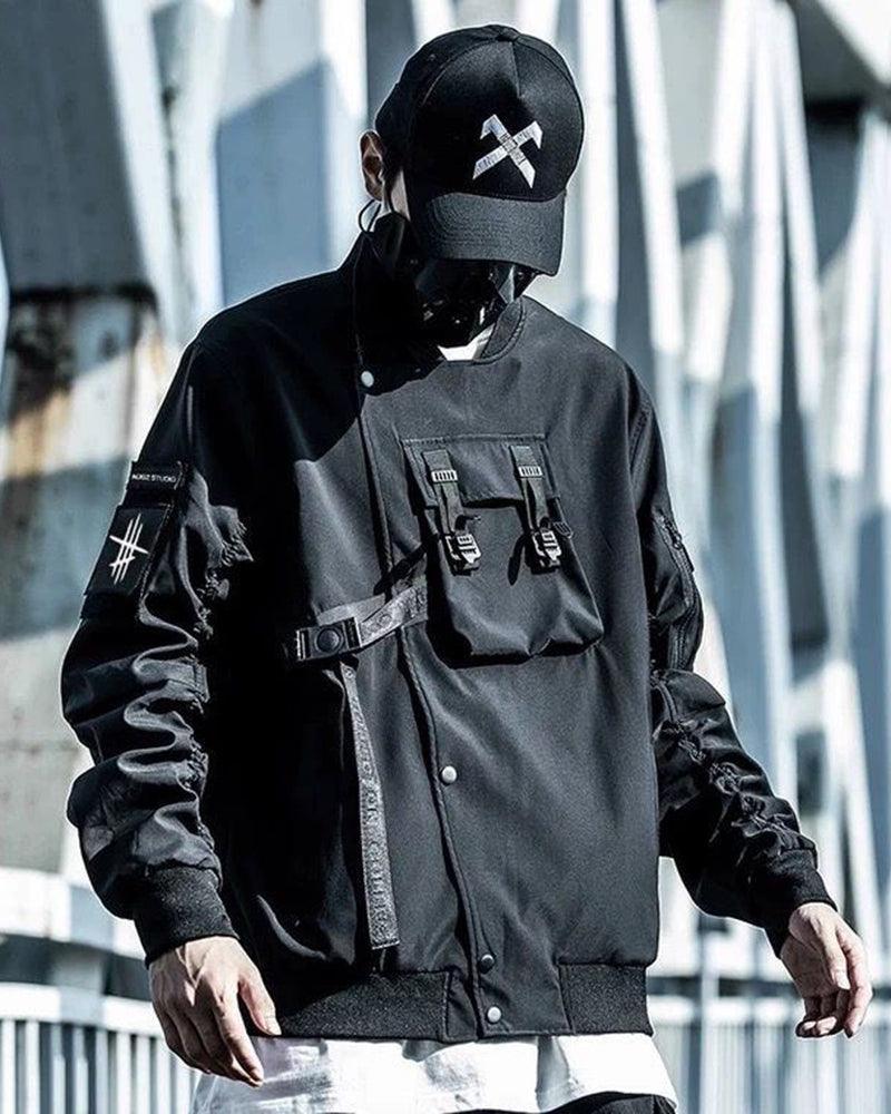 Sleek Space-Ready Bomber Jacket - bomber jacket - Sleek Space-Ready Bomber Jacket for Urban Style