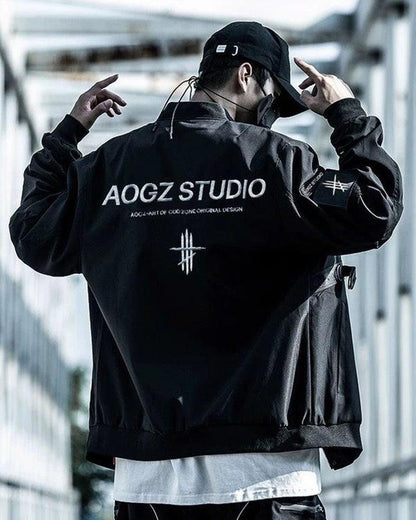Sleek Space-Ready Bomber Jacket - futuristic bomber jacket - Sleek Space-Ready Bomber Jacket for Urban Style