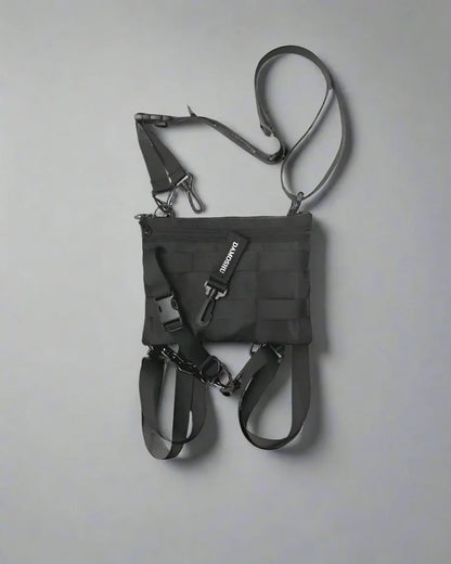 Sleek Urban Chest Pack - chest pack - Sleek Urban Chest Pack in Black Polyester