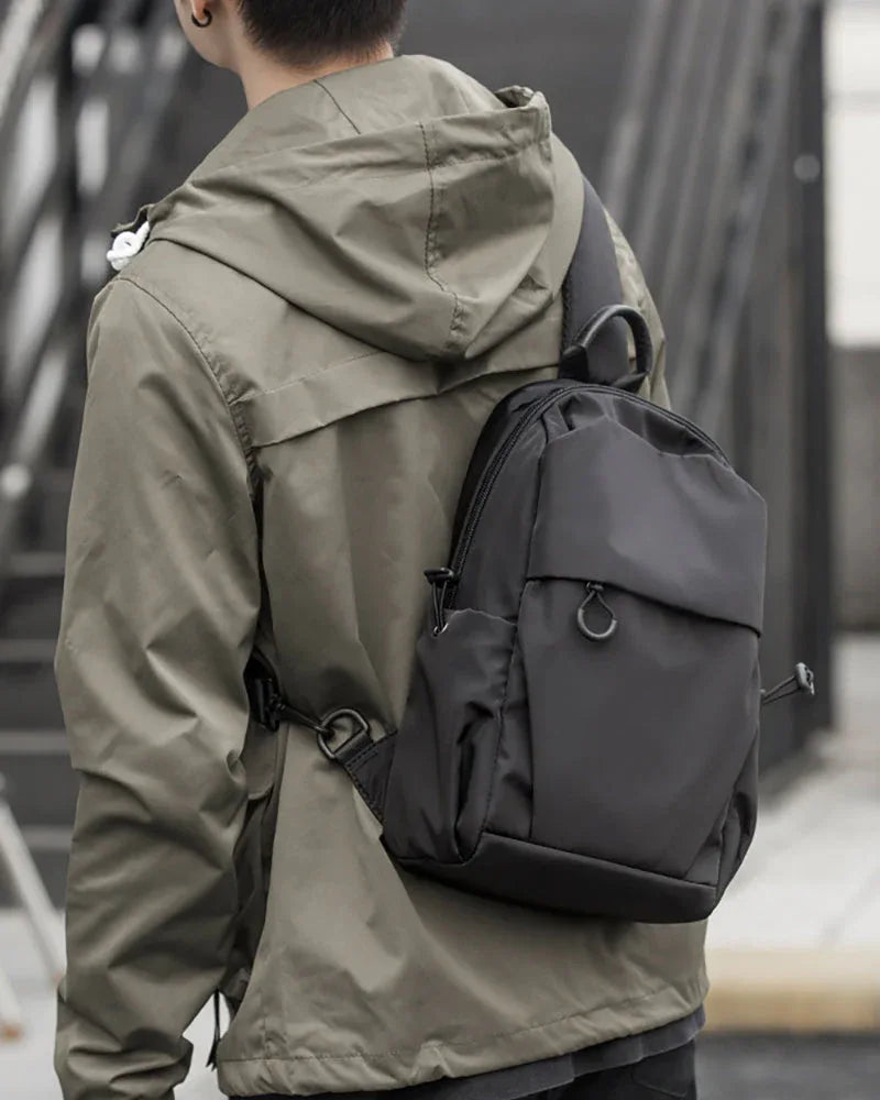 Sleek Urban Tech Sling Bag -  breathable sling bag - Sleek Urban Tech Sling Bag for Everyday Use