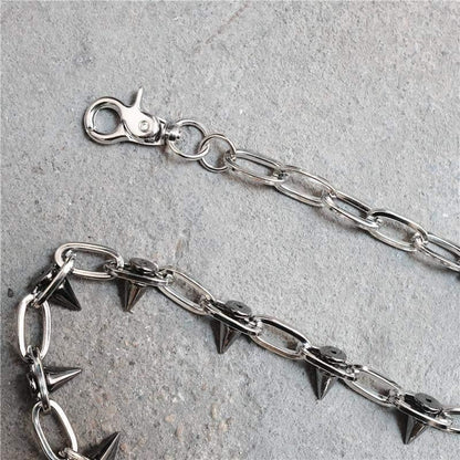 Sleek Waist Chain Accessory -  stylish chain necklace - Stylish Adjustable Stainless Steel Waist Chain