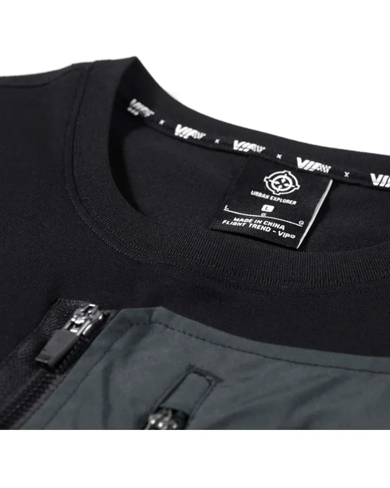 Smart Pocket Tee for All -  form-fitting - Smart Pocket Tee for Versatile Urban Wear