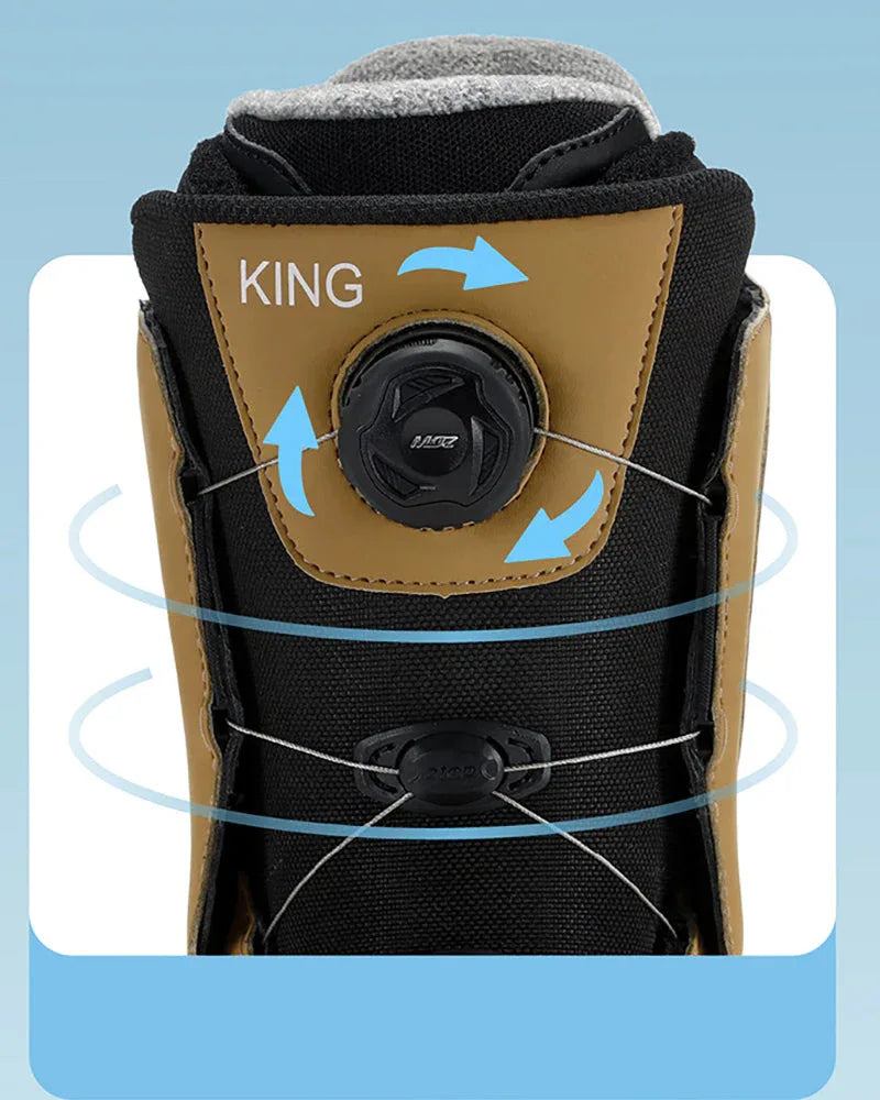 Snug All-Weather Snow Booties - microfiber leather boots - Snug All-Weather Snow Booties for Winter Fun