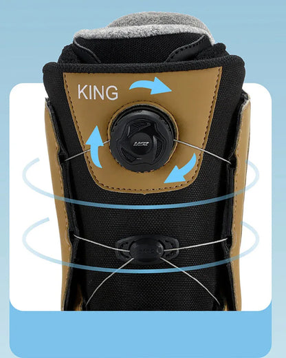 Snug All-Weather Snow Booties - microfiber leather boots - Snug All-Weather Snow Booties for Winter Fun