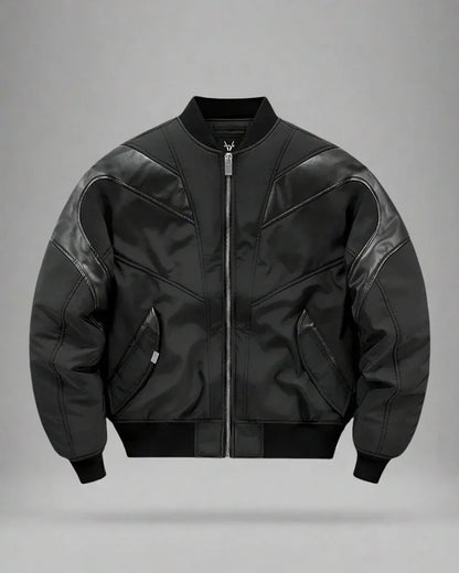 Snug Patchwork Bomber Jacket - bomber jacket - Snug Patchwork Bomber Jacket for Urban Style