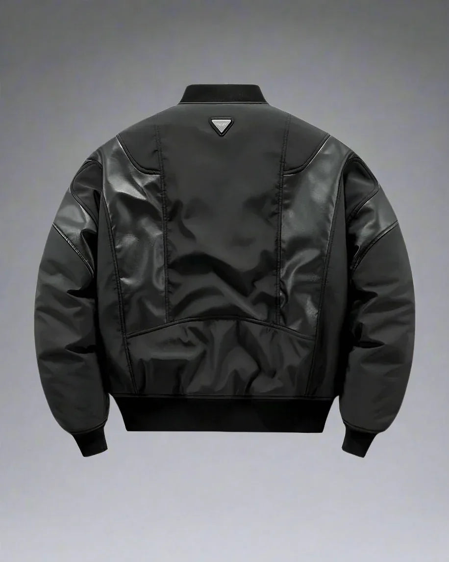 Snug Patchwork Bomber Jacket - stylish bomber jacket - Snug Patchwork Bomber Jacket for Urban Style