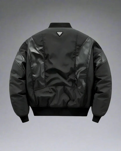 Snug Patchwork Bomber Jacket - stylish bomber jacket - Snug Patchwork Bomber Jacket for Urban Style