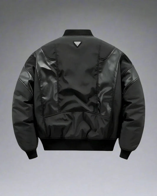 Snug Patchwork Bomber Jacket - stylish bomber jacket - Snug Patchwork Bomber Jacket for Urban Style