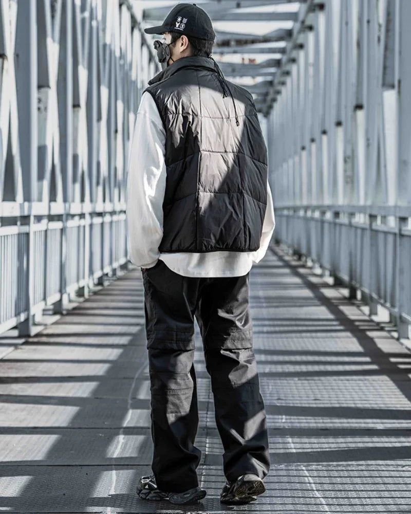 Snug Winter Vest with Zipper -  puffer vest - Snug Winter Vest with Zipper for Comfort