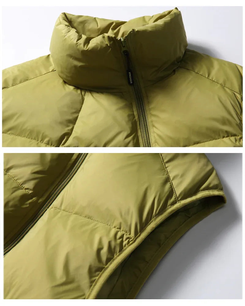 Snug Winter Vest with Zipper -  stylish winter vest - Snug Winter Vest with Zipper for Comfort