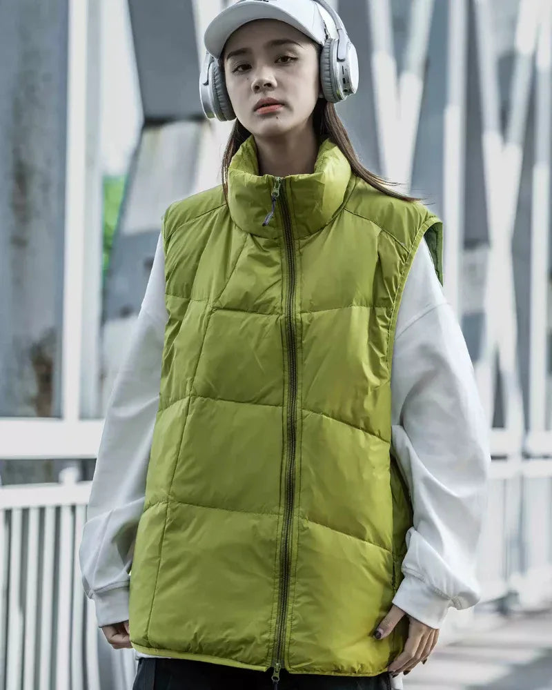 Snug Winter Vest with Zipper -  stylish winter vest - Snug Winter Vest with Zipper for Comfort
