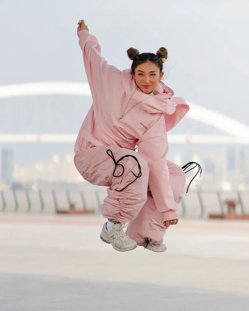 Snuggly Bunny Ears Sweatshirt -  techwear fashion - Snuggly Bunny Ears Waterproof Hoodie