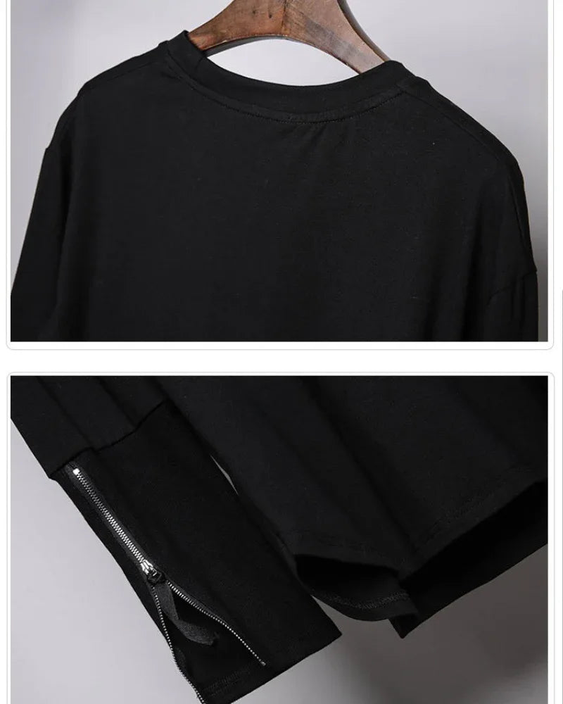 Spooky Skeleton Long Sleeve Shirt - unique fashion statement - Spooky Skeleton Long Sleeve Shirt for Street Style