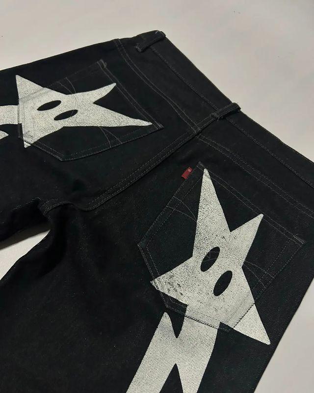 Star Butt Jeans -  streetwear - Y2K Streetwear Star Butt Jeans for Unique Style