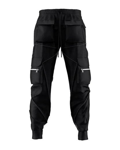 Stealth Reflective Tactical Cargo -  street style - Reflective Tactical Cargo Pants for Men