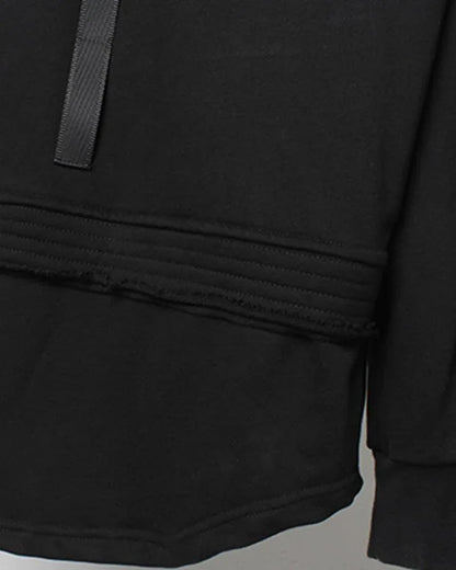 Stealthy Black Ninja Hoodie -  techwear jacket - Stealthy Black Ninja Hoodie for Daily Urban Wear