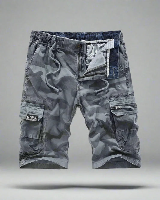 Stealthy Cargo Utility Shorts - camo shorts - Stealthy Cargo Utility Shorts for Outdoor Fun