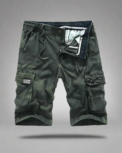 Stealthy Cargo Utility Shorts - stylish camo shorts - Stealthy Cargo Utility Shorts for Outdoor Fun