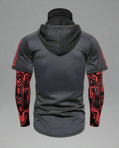 Stealthy Ninja Mask Hoodie -  everyday wear - Stylish Stealthy Ninja Mask Hoodie for All