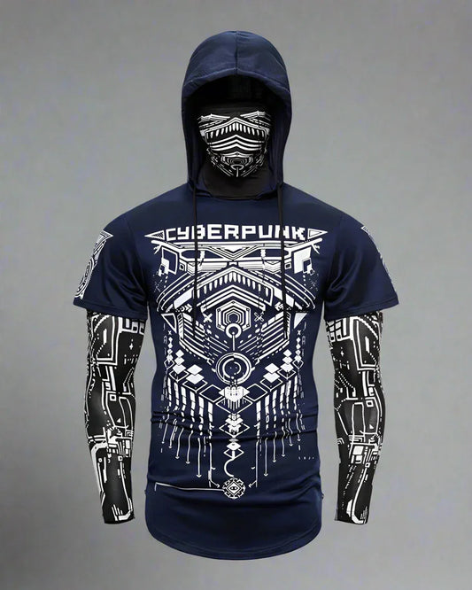 Stealthy Ninja Mask Hoodie - ninja hoodie - Stylish Stealthy Ninja Mask Hoodie for All