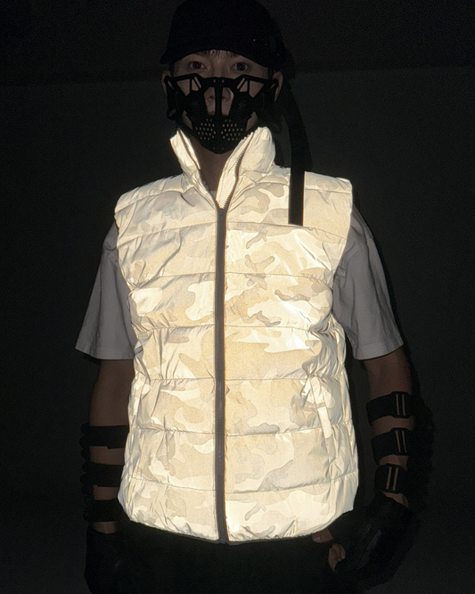 Stealthy Reflective Winter Vest - winter outdoor gear - Reflective Winter Vest for Adventurers