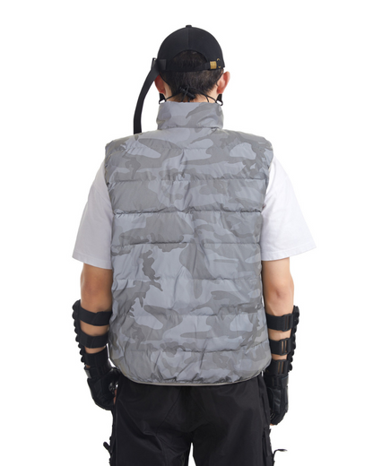 Stealthy Reflective Winter Vest - winter outdoor gear - Reflective Winter Vest for Adventurers