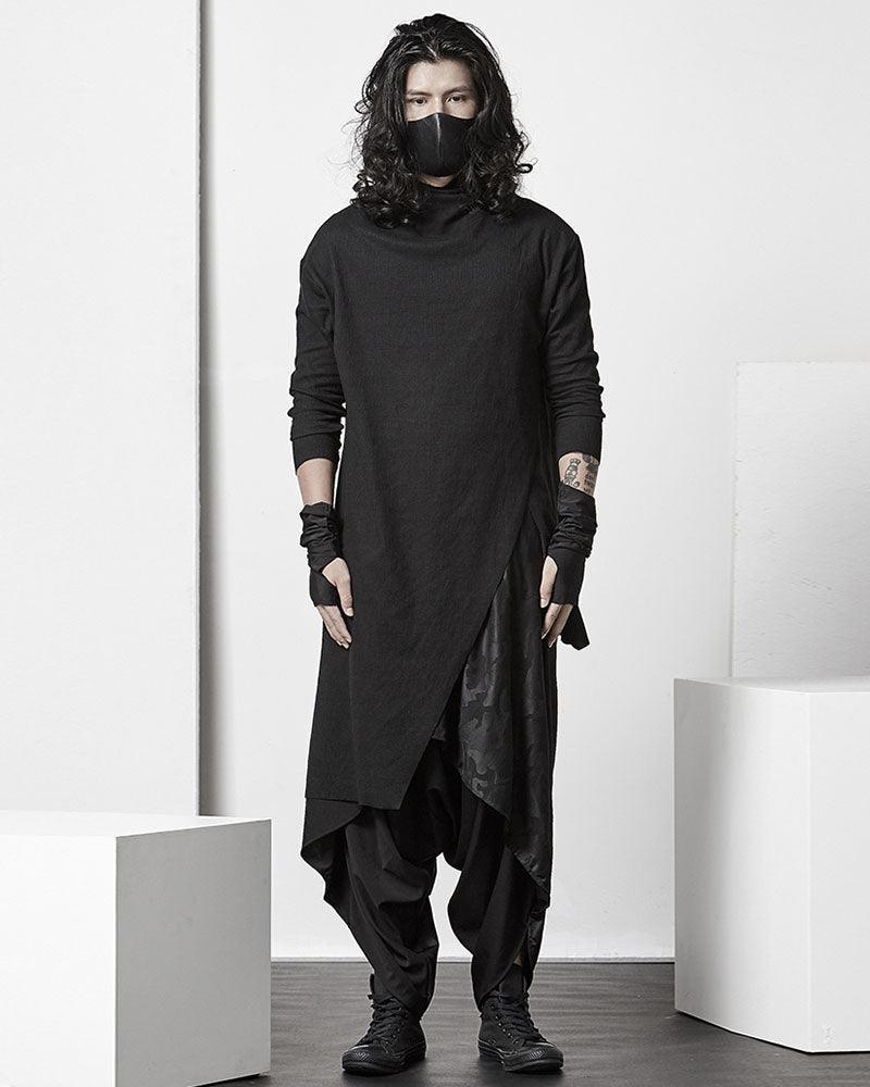 Stealthy Street Style Pants -  black pants - Stylish Techwear Pants for Urban Aesthetics