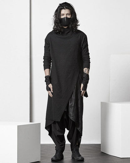 Stealthy Street Style Pants -  black pants - Stylish Techwear Pants for Urban Aesthetics