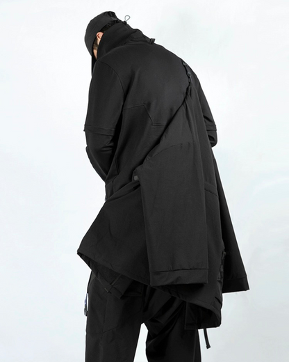 Stealthy Urban Tech Kimono -  kimono - Waterproof Urban Tech Kimono for Style and Comfort
