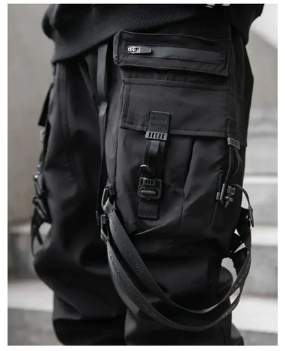 Strappy Black Pants for Style -  versatile pants - Stylish Strappy Black Pants for Every Occasion
