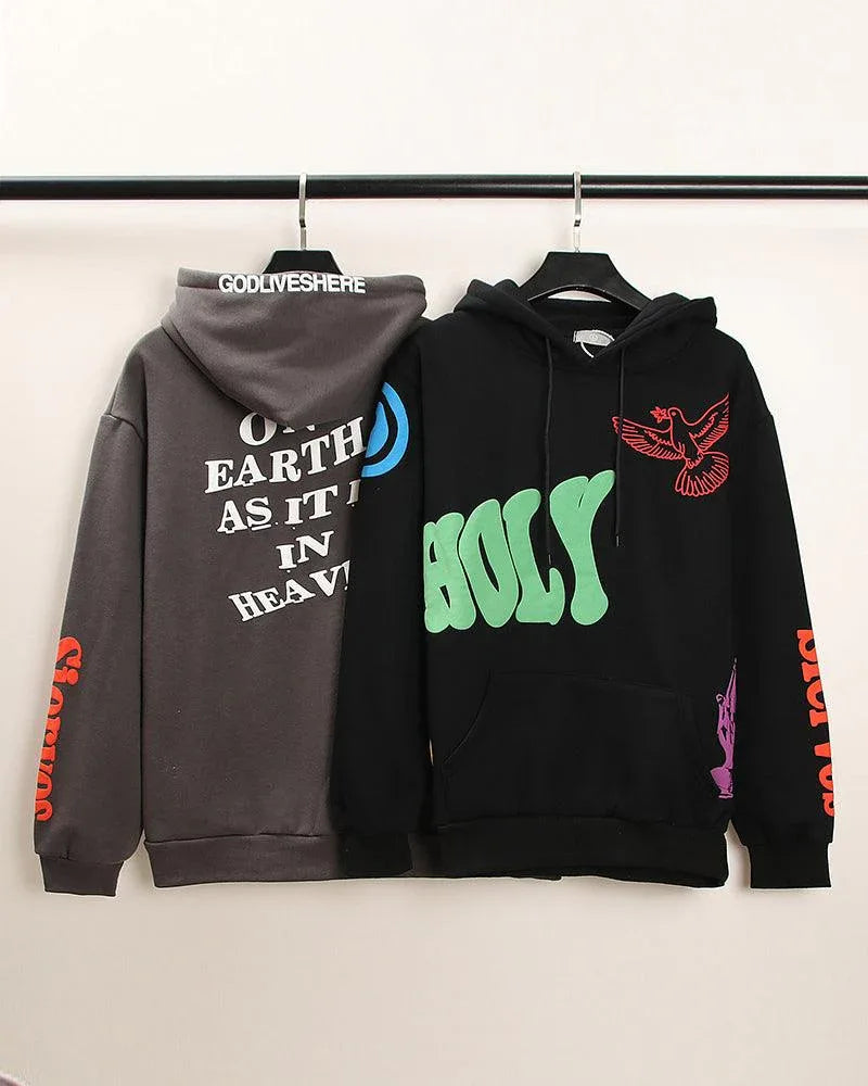 Street Art Inspiration Hoodie -  streetwear - Urban Techwear Hoodie for Everyday Comfort