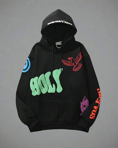 Street Art Inspiration Hoodie - techwear aesthetics - Urban Techwear Hoodie for Everyday Comfort