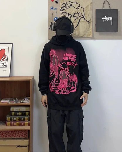 Street Art Love Hoodie -  comfortable - Stylish Street Art Love Hoodie for Everyday Wear