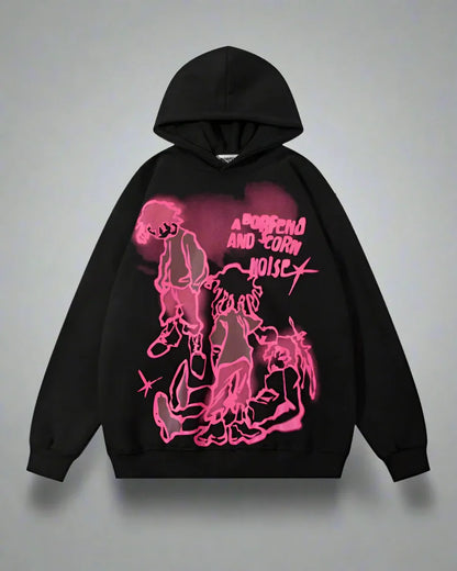 Street Art Love Hoodie - hoodie - Stylish Street Art Love Hoodie for Everyday Wear