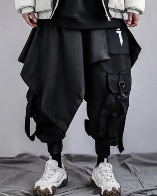 Street-Style Harem Trousers - harem trousers - Urban Layered Harem Trousers for Street Style
