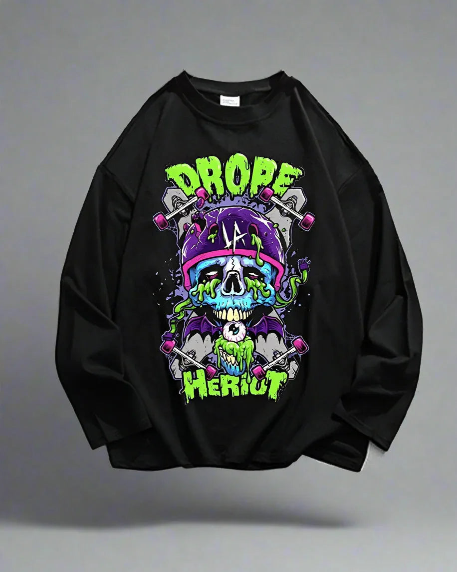 Street Vibe Hip-Hop Hoodie - comfortable cotton hoodie - Casual Hip-Hop Hoodie for Street Style Enthusiasts