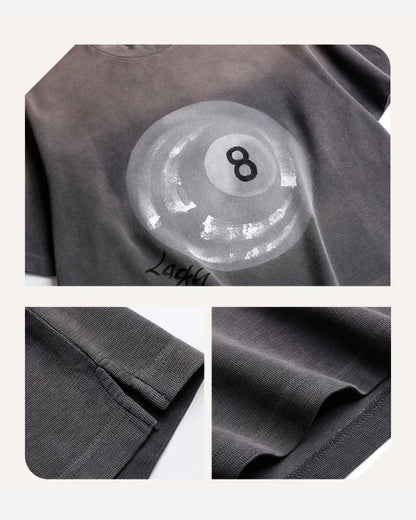 Striking Graphic T-Shirt -  black and gray t-shirt - Bold Graphic T-Shirt for Versatile Style