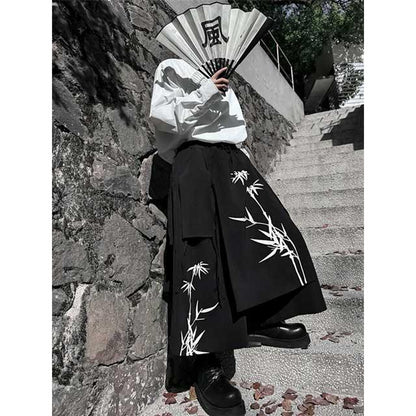 Striking Japanese Hakama Trousers -  loose fit - Stylish Japanese Hakama Trousers for All Occasions